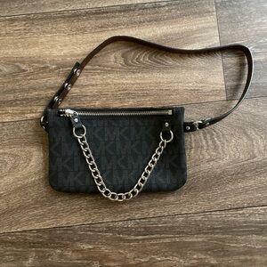 Michael Kors Black Chain Strap Bag